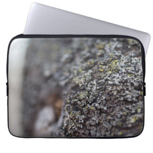 Lichen on Bark Laptop Sleeve