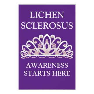 Lichen Sclerosus "Awareness Starts Here" Poster