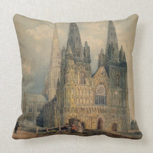 Lichfield Cathedral, Staffordshire, 1794 (w/c over Cushion