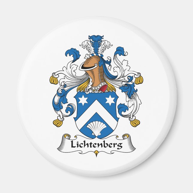 Lichtenberg Family Crest Magnet (Front)