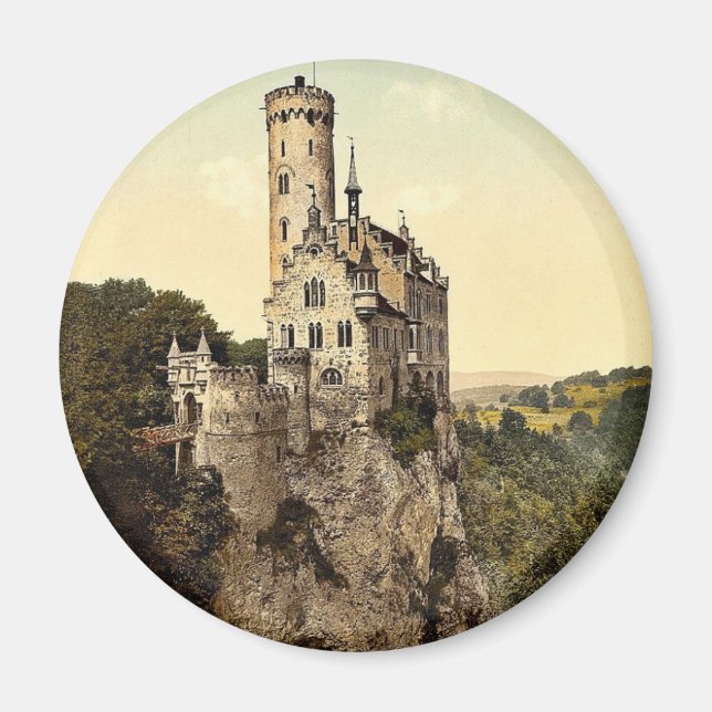 Lichtenstein Castle, Wurtemburg, Germany magnifice Magnet (Front)