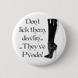 lick 6 cm round badge