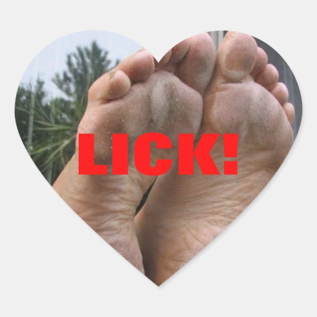 LICK! HEART STICKER (Front)