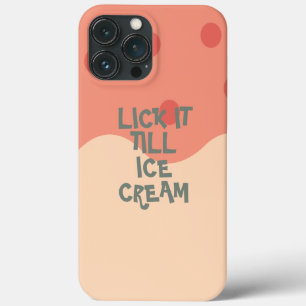 Lick It Till Ice Cream 1 Pastel Colour iPhone Case