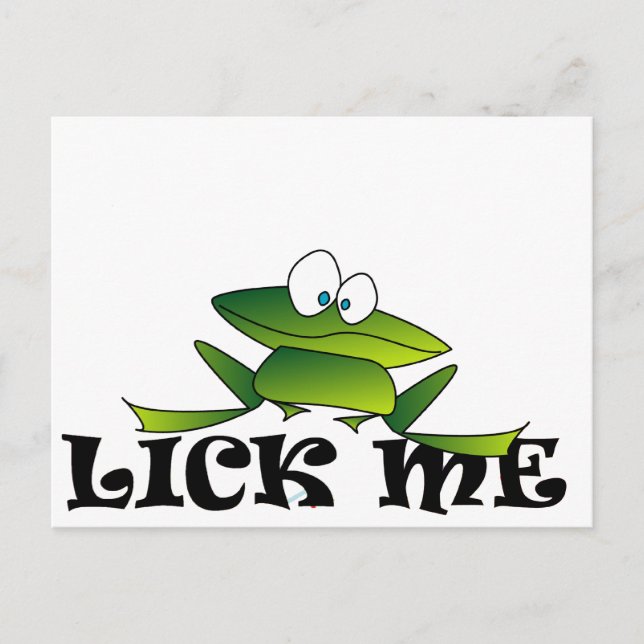 Lick Me Postcard (Front)