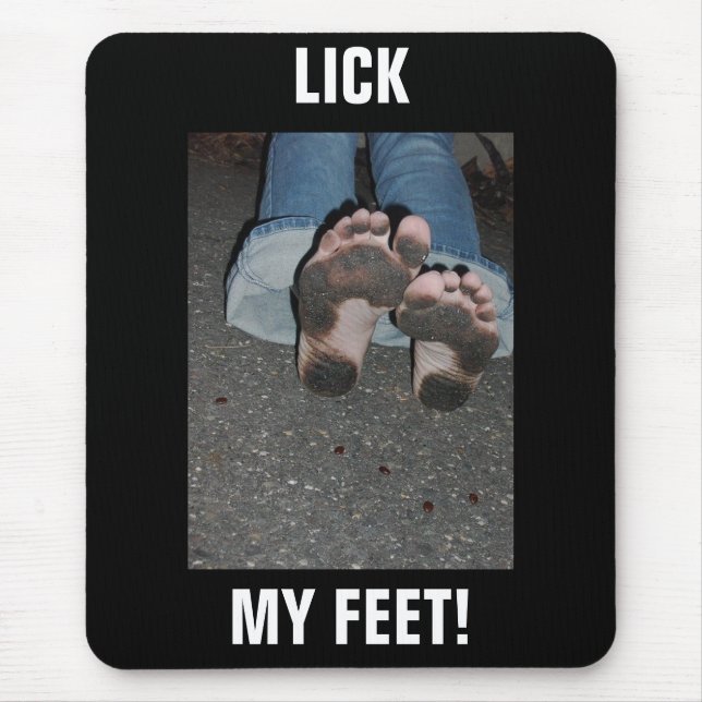 LICK MY FEET! MOUSE PAD (Front)