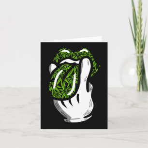 Lick Smoke Weed Leaf Pattern Pot Gift Card