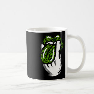 Lick Smoke Weed Leaf Pattern Pot Gift Coffee Mug