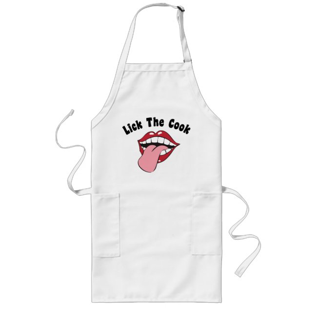 Lick The Cook Long Apron (Front)