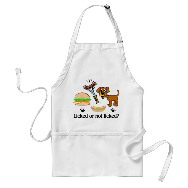 Licked Or Not Licked Apron (Front)