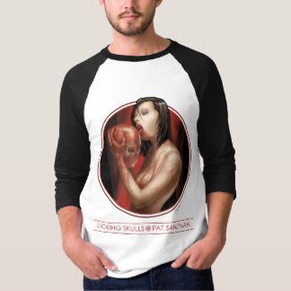 Licking Skulls 3/4 Jersey T-Shirt