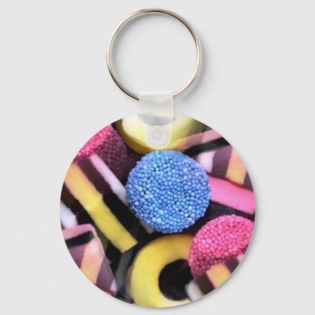 licorice_bits_candy key ring (Front)