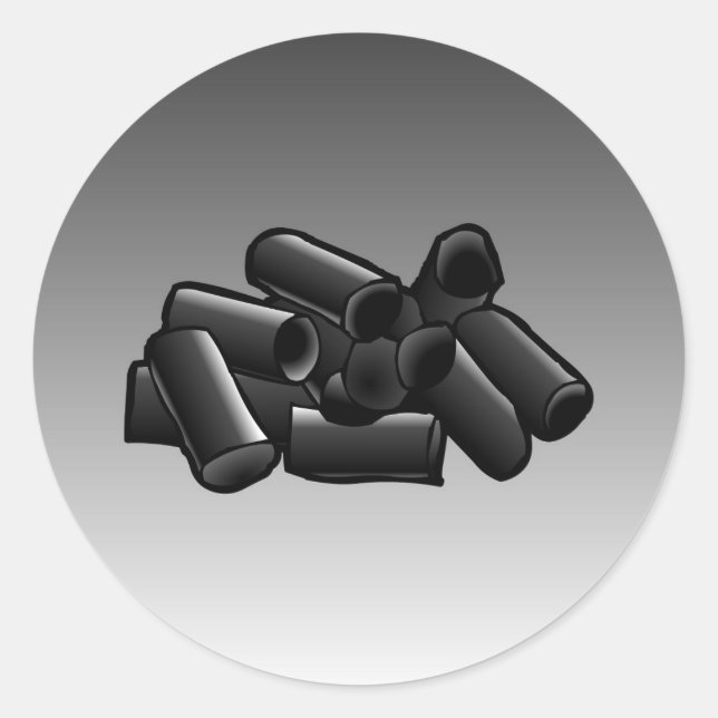 Licorice Classic Round Sticker (Front)