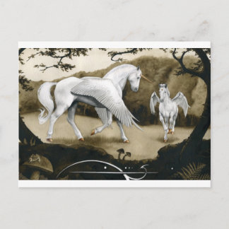 Licornes Postcard
