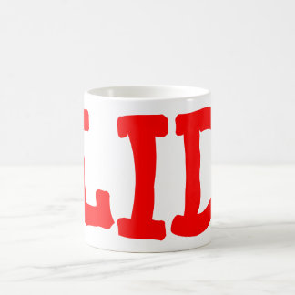 Lid mug red