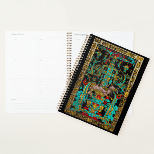 Lid of Great Tomb of Pakal - Palenque Astronaut Planner