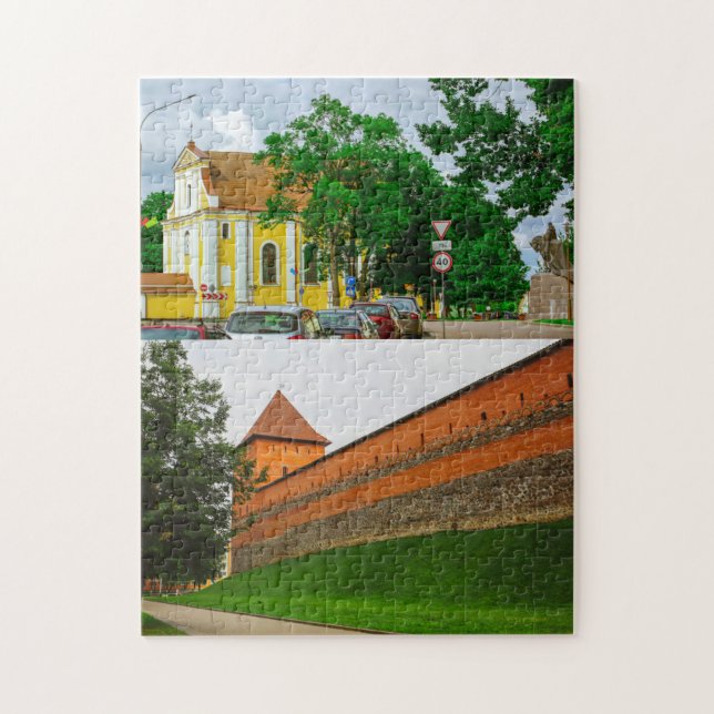 Lida Belarus Architecture Castle Collage Jigsaw Puzzle (Vertical)