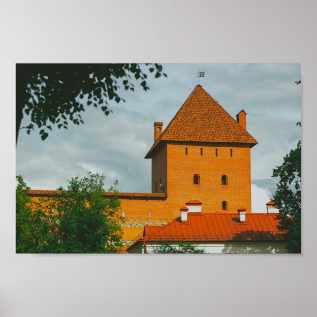 Lida Belarus Architecture Castle  Poster (Front)