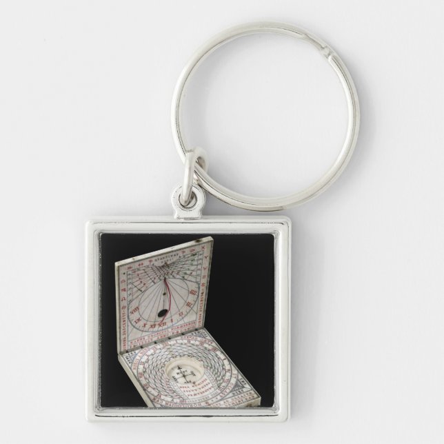 Lidded compass, 1627 key ring (Front)