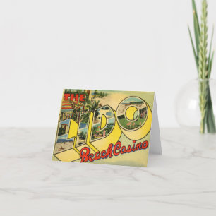 Lido Beach Blank Card