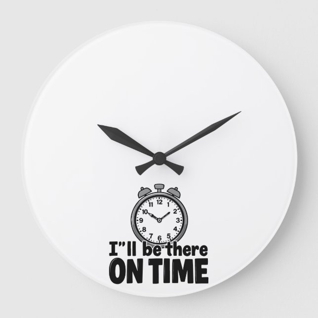 Lie Quote Large Clock (Front)