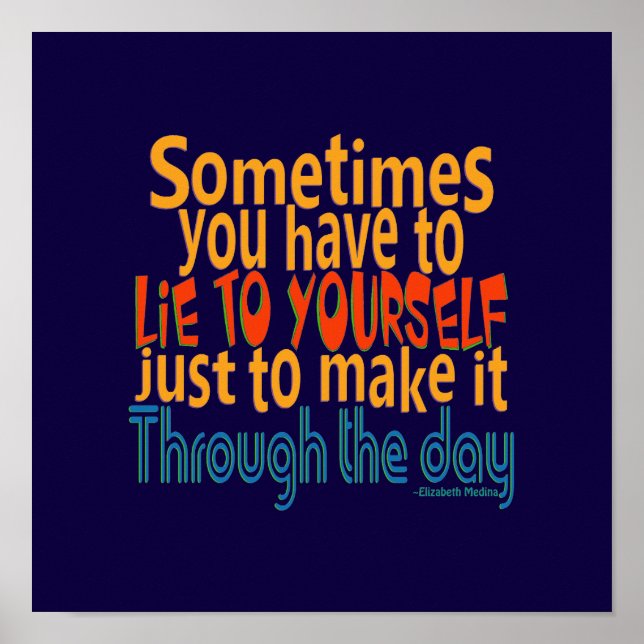 Lie to Yourself / CHANGE COLOR - Poster (Front)