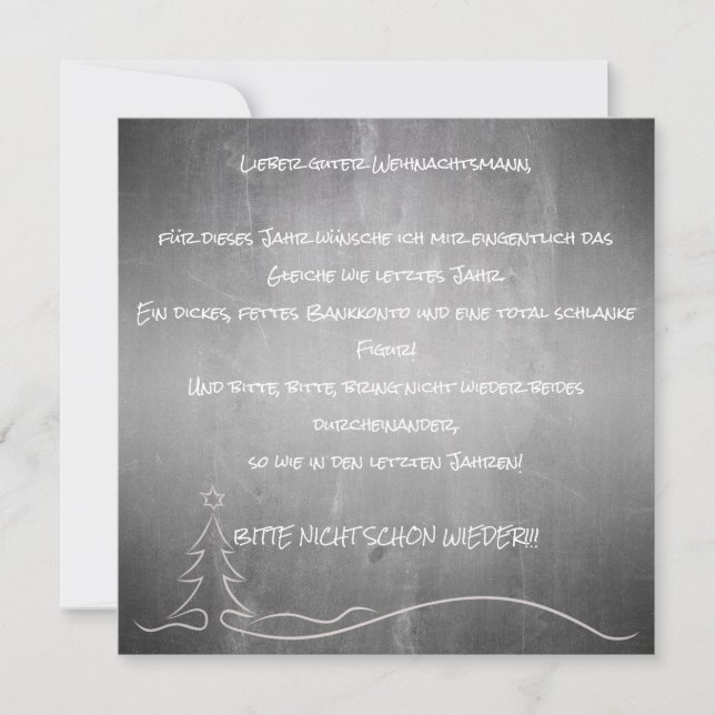 Lieber guter Weihnachtsmann (Front)