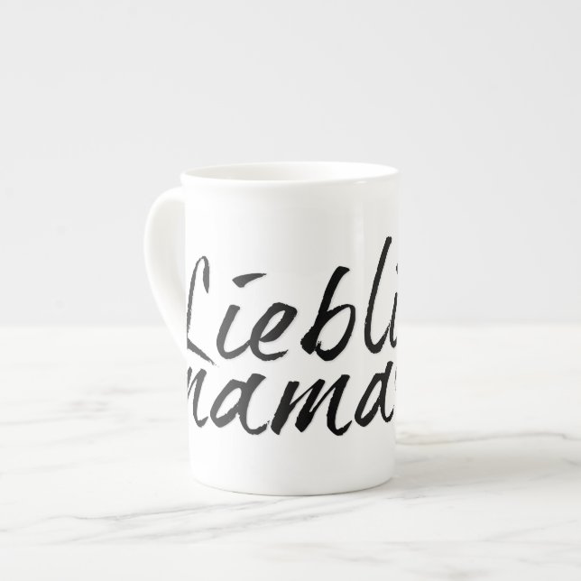 Lieblingsmama Bone China Mug (Front Left)