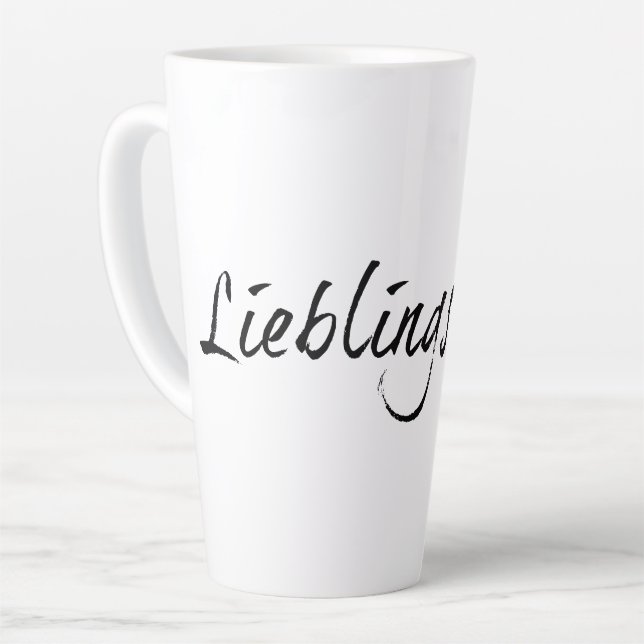 Lieblingsmama Latte Mug (Left Angle)