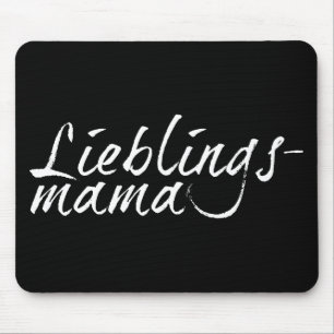 Lieblingsmama - weiß 00001 mouse pad