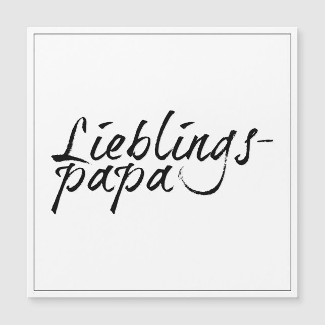 Lieblingspapa - schwarzer Schriftzug 00001 (Front)