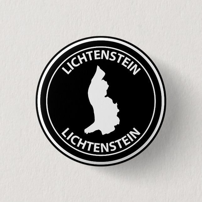 Liechtenstein 3 Cm Round Badge (Front)