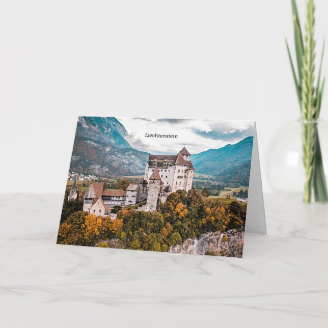 Liechtenstein Castle Card (Front)