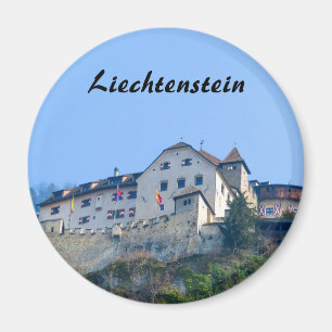 Liechtenstein Castle in Vaduz Souvenir Magnet