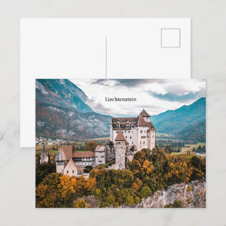 Liechtenstein Castle Postcard