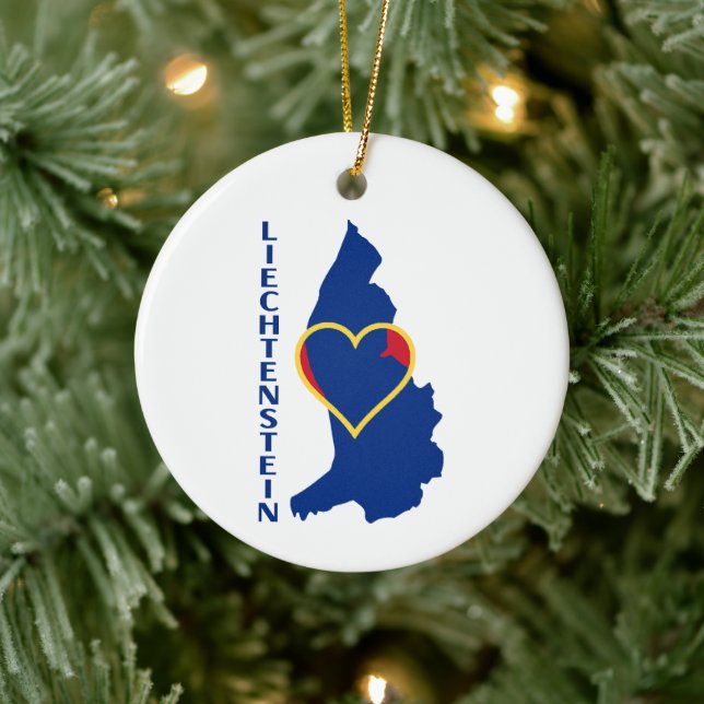 Liechtenstein Ceramic Ornament (Tree)
