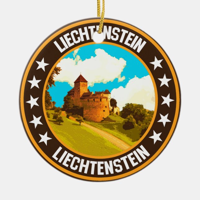 Liechtenstein                                      ceramic ornament (Front)