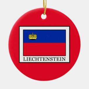 Liechtenstein Ceramic Tree Decoration