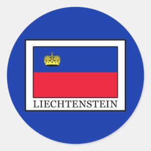 Liechtenstein Classic Round Sticker