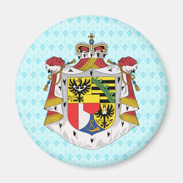 Liechtenstein Coat of Arms detail Magnet (Front)