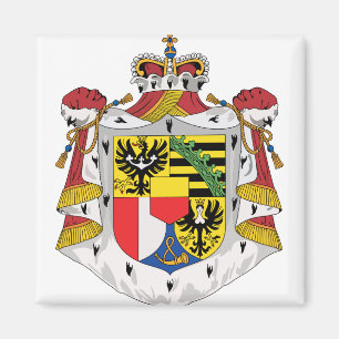 Liechtenstein Coat of Arms detail Magnet