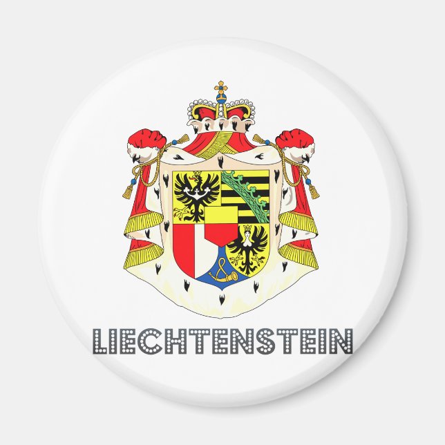 Liechtenstein Coat of Arms Magnet (Front)