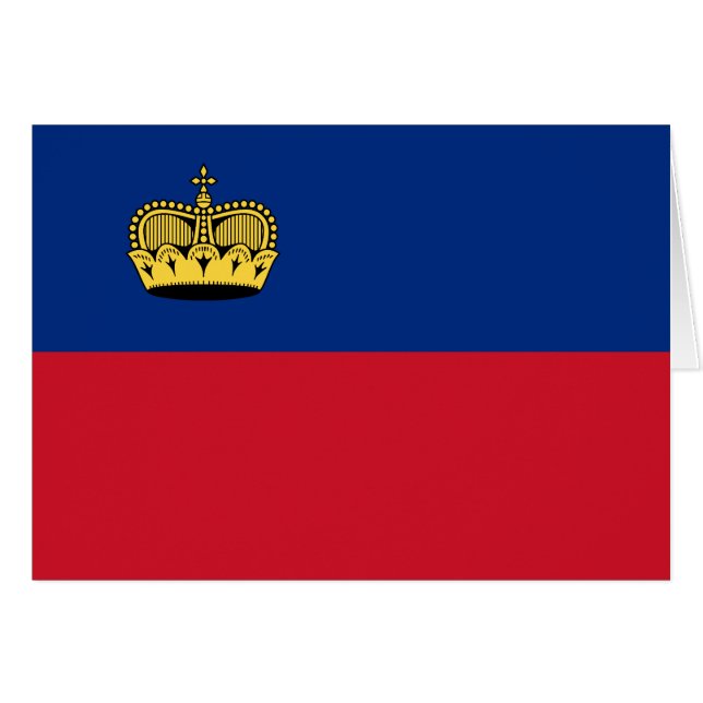 Liechtenstein Flag (Front Horizontal)