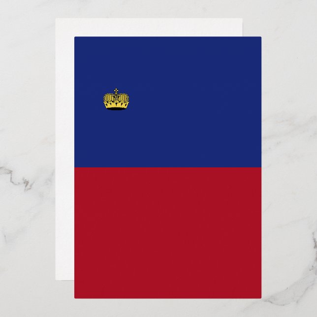 Liechtenstein flag (Front/Back)