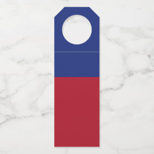 Liechtenstein flag bottle tag