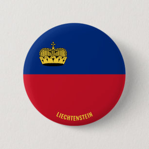 Liechtenstein Flag Charming Patriotic 6 Cm Round Badge