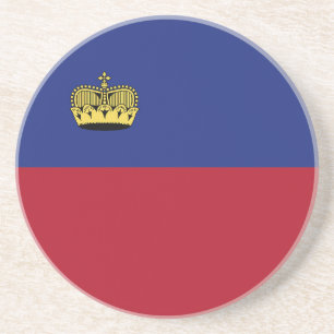 Liechtenstein flag coaster
