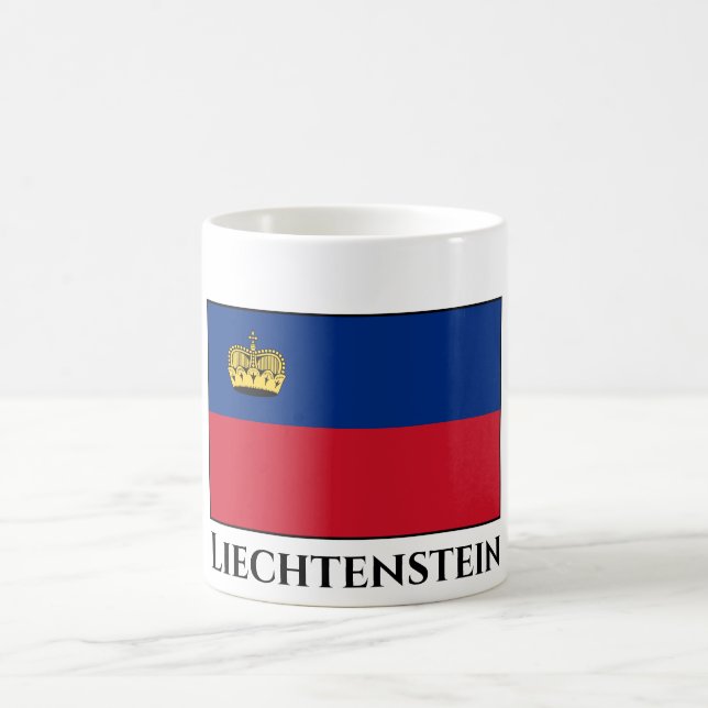 Liechtenstein Flag Coffee Mug (Center)