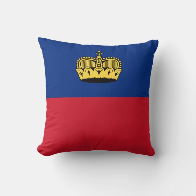Liechtenstein Flag Cushion (Front)