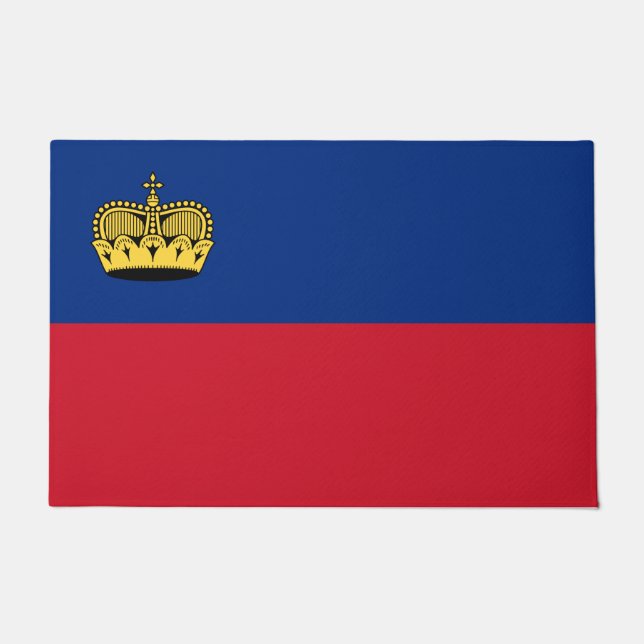 Liechtenstein Flag Doormat (Front)